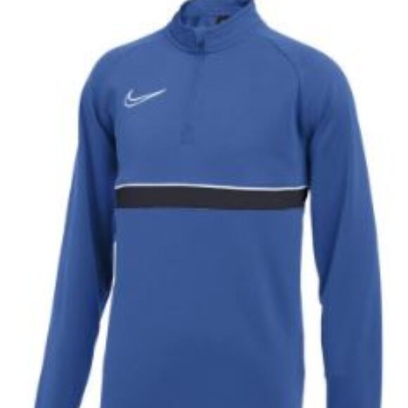 NIKE Dry Academy Drill Half Zip Top in Royal Blue Sz MEDIUM - Picture 2 of 4
